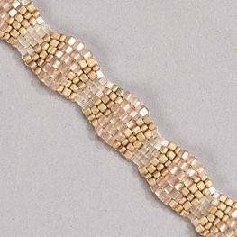 Rose Gold Triangle Wave Bracelet